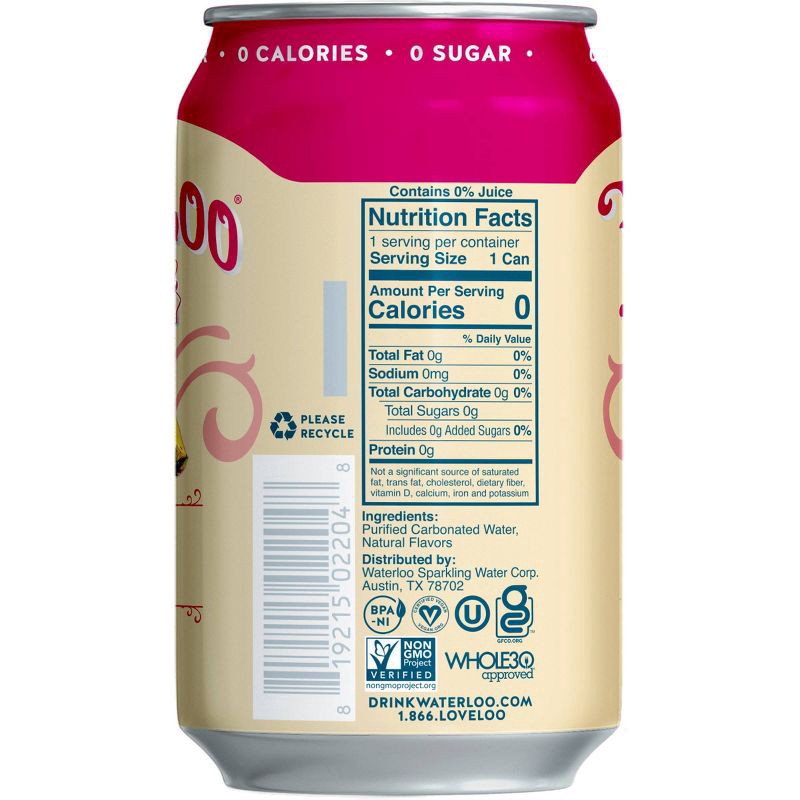 slide 3 of 6, Waterloo Sparkling Water Waterloo Tropical Fruit Sparkling Water - 8pk/12 fl oz Cans, 8 ct; 12 fl oz