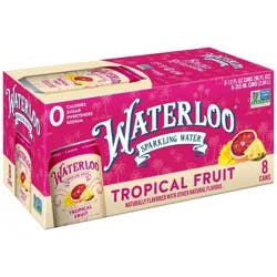 Waterloo Sparkling Water Waterloo Tropical Fruit Sparkling Water - 8pk/12 fl oz Cans