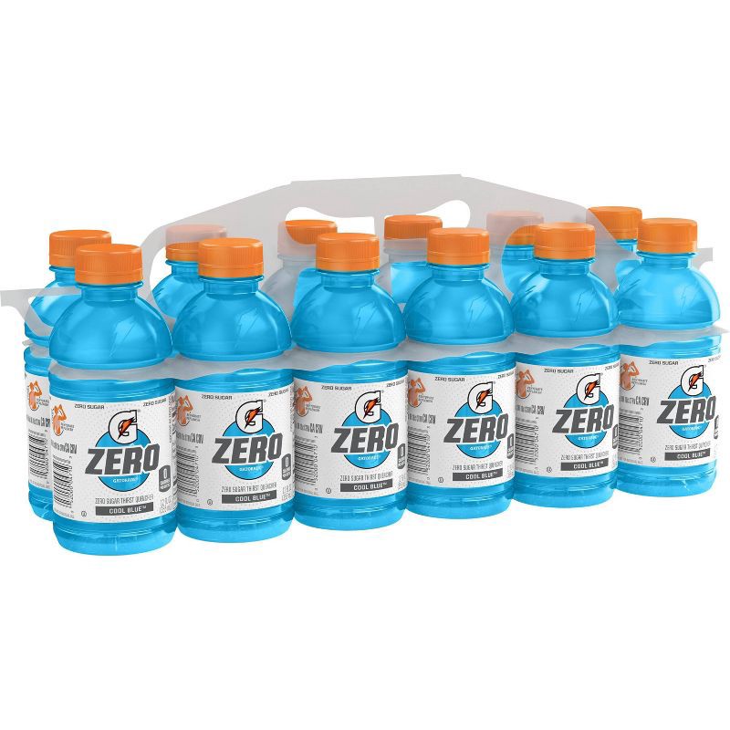 slide 3 of 4, Gatorade G Zero Cool Blue Sports Drink - 12pk/12 fl oz Bottles, 12 ct; 12 fl oz