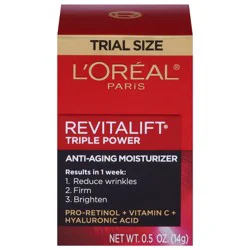 Revitalift Triple Power Anti-Aging Moisturizer Trial Size 0.5 oz