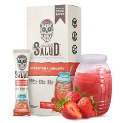 Salud Hydration + Immunity Strawberry Electrolyte Drink Mix - 6pk/0.21 oz Packet Sticks