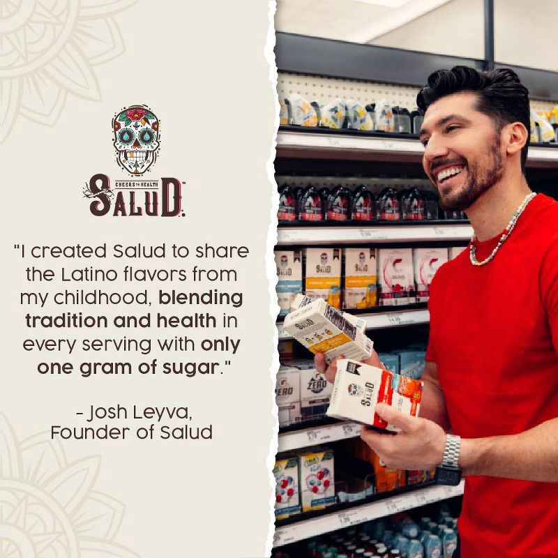 slide 6 of 6, Salud Hydration + Immunity Horchata Drink Mix - 6pk/0.21 oz Sticks, 6 ct, 0.21 oz