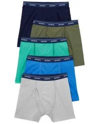 Carter's Kid 5-Pack Active Mesh Boxer Briefs Underwear Multi 14