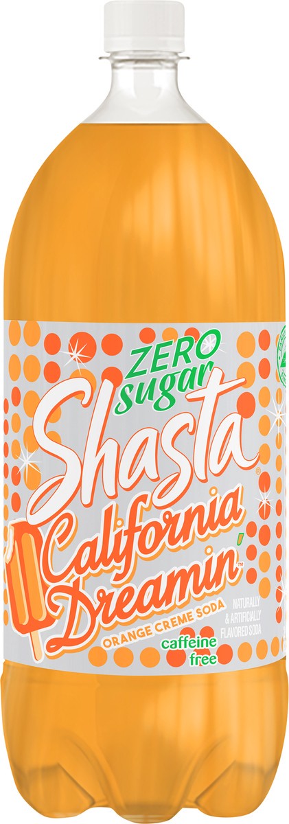 slide 4 of 6, Shasta Zero Sugar California Dreamin- 2 liter, 2 liter