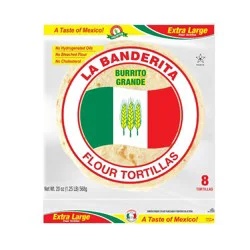 La Banderita 10in Flour Tortillas - 20oz/8ct