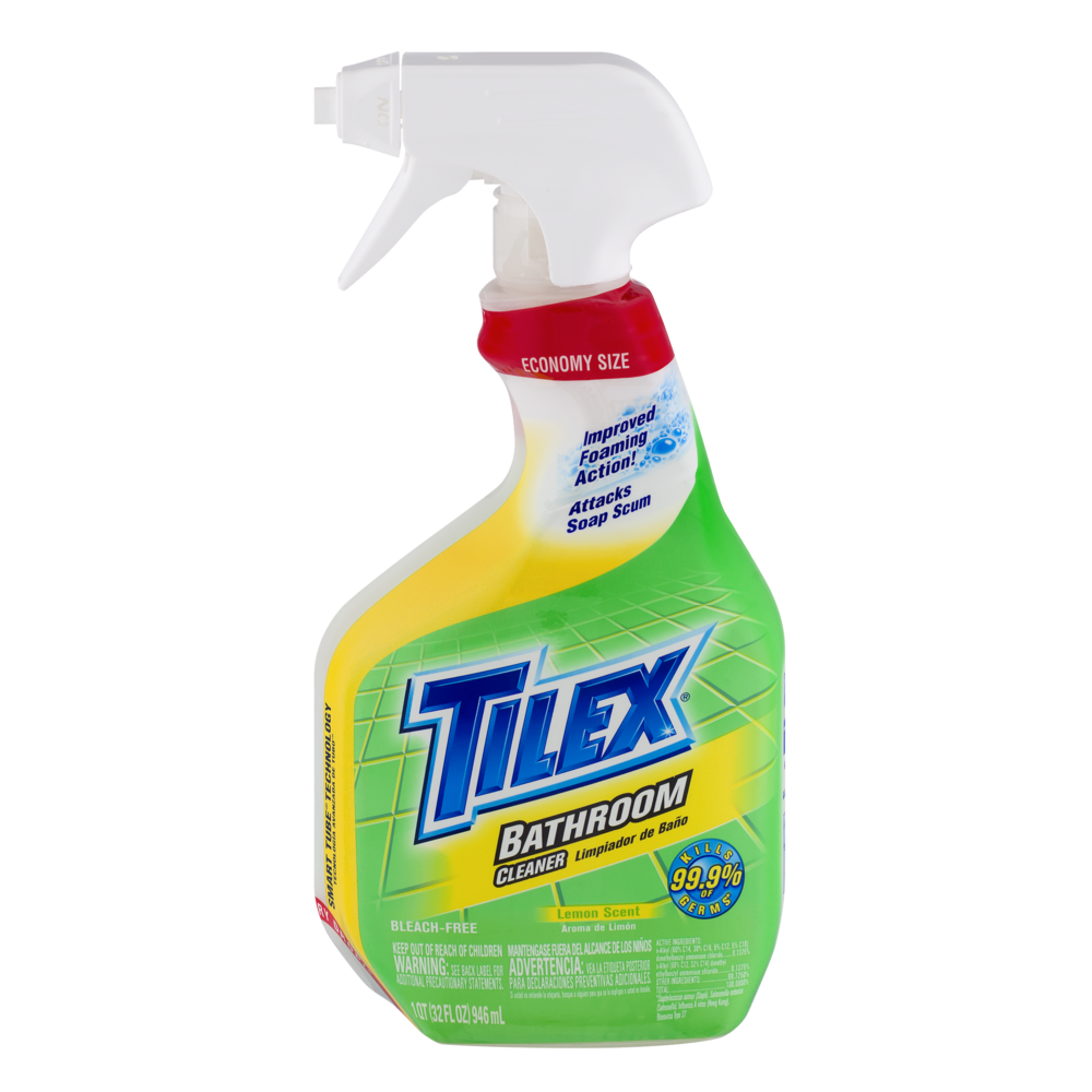 slide 1 of 9, Tilex Lemon Scented Bathroom Cleaner, 32 fl oz