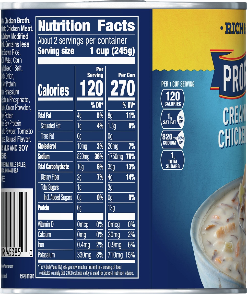 Progresso Creamy Roasted Chicken Wild Rice Soup 18 5 Oz 18 5 Oz Shipt