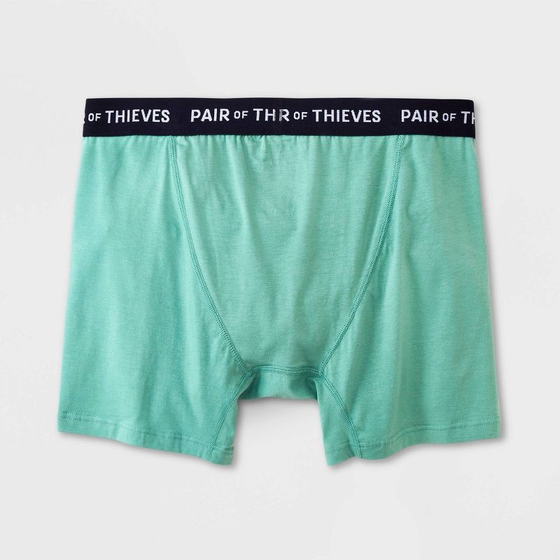 Pair of Thieves Mens Super Soft Underwear Boxer Briefs, Blue