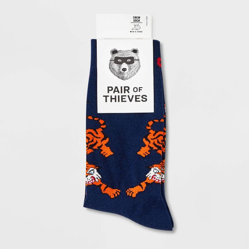 slide 2 of 3, Pair of Thieves Men's Cushion Crew Socks - Navy Blue 6-12, 1 ct