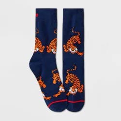Pair of Thieves Men's Cushion Crew Socks - Navy Blue 6-12