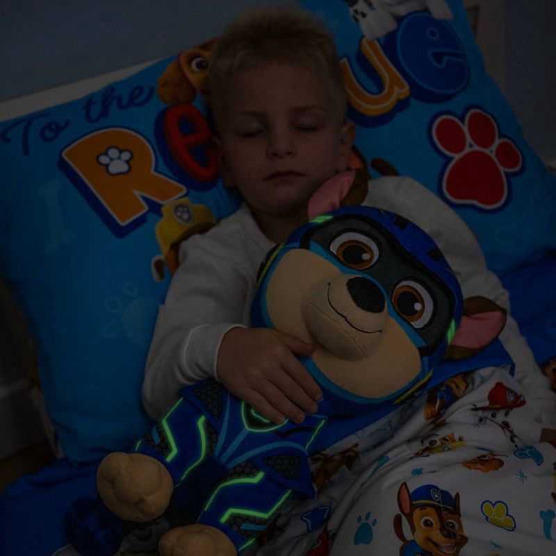 slide 4 of 8, PAW Patrol Movie Glow in The Dark Kids' Pillow Buddy Blue, 1 ct