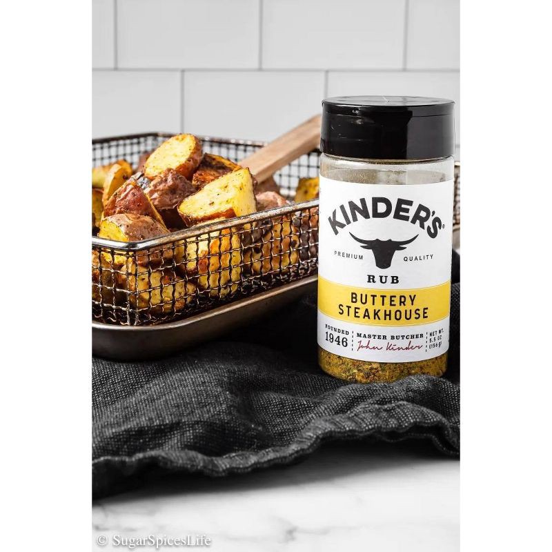 slide 4 of 4, Kinder's Buttery Steakhouse Seasoning - 5.5oz, 5.5 oz