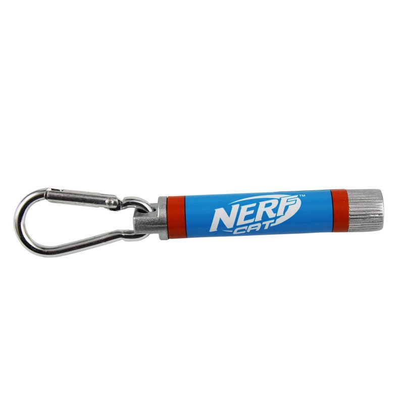 slide 4 of 5, Nerf Cat 1.5" Super Bounce Ball with Wiggle Tail and Laser Cat Toy, 1 ct