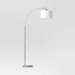68"x14" Arc Floor Lamp Silver (Includes LED Light Bulb) - Threshold™