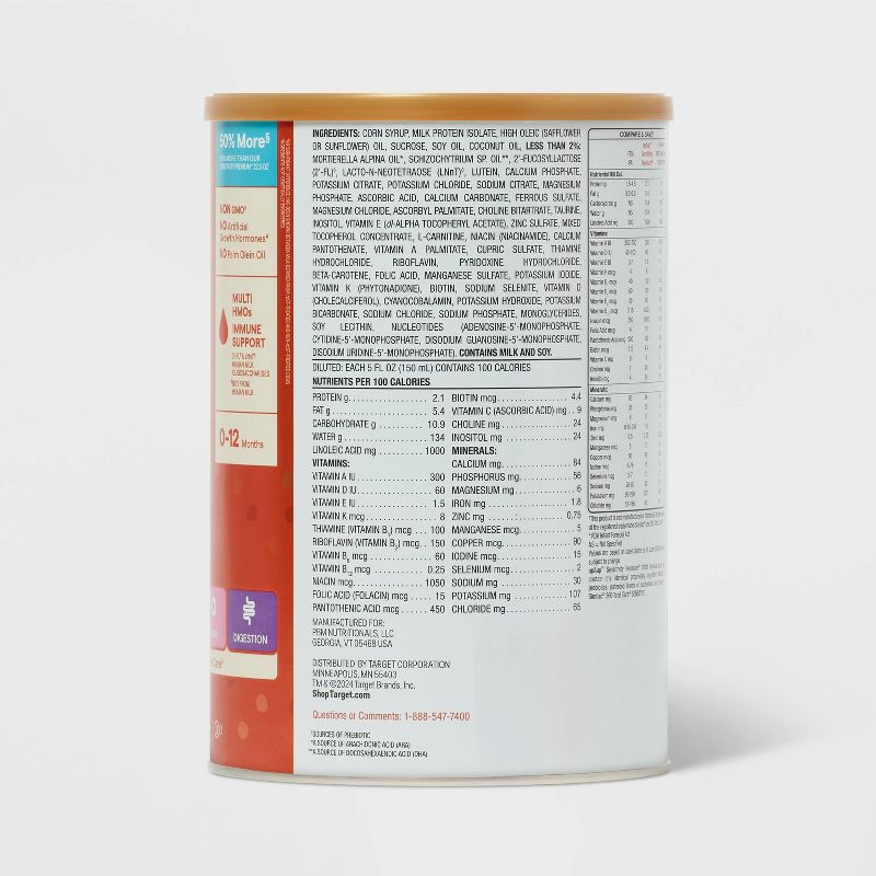 slide 4 of 7, Sensitivity Premium Powder Infant Formula - 34oz - up&up™, 34 oz