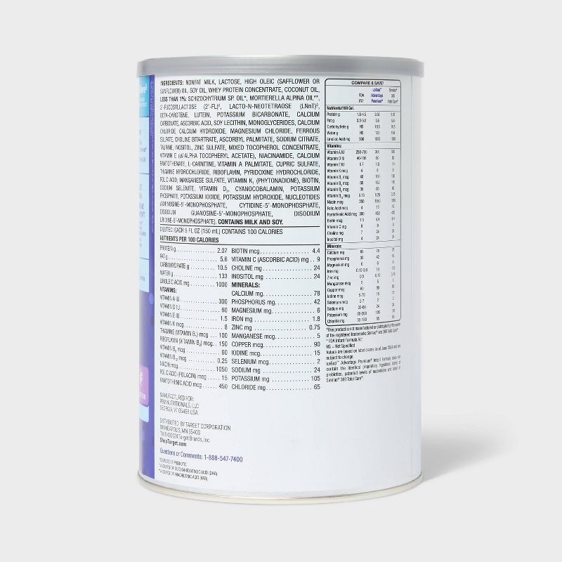 slide 4 of 7, Advantage Premium Powder Infant Formula - 36oz - up&up™, 36 oz