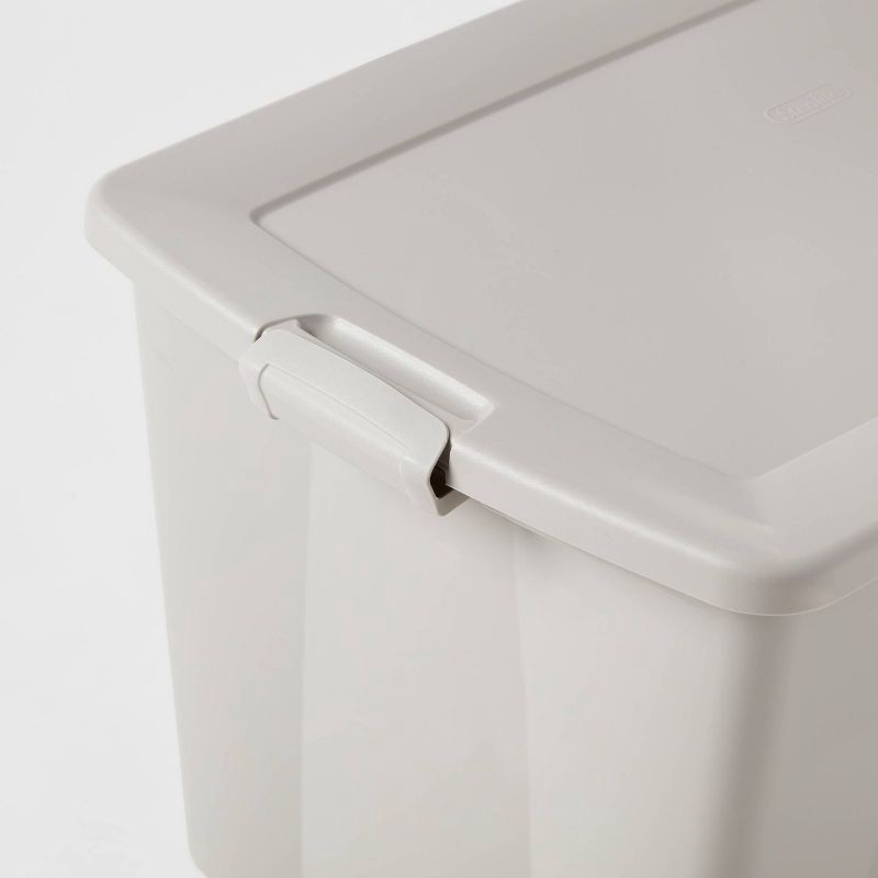 45gal Latching Wheeled Tote Gray Brightroom 45 gal Shipt