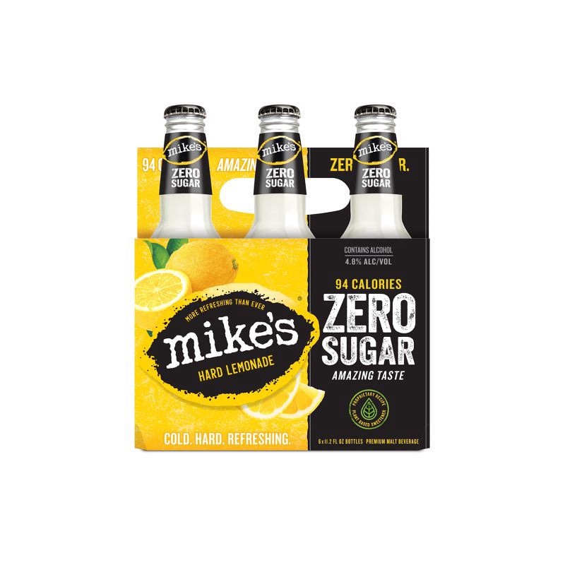 slide 3 of 5, Mike's Hard Lemonade Mike's Hard Zero - 6pk/11.2 fl oz Bottles, 6 ct; 11.2 fl oz