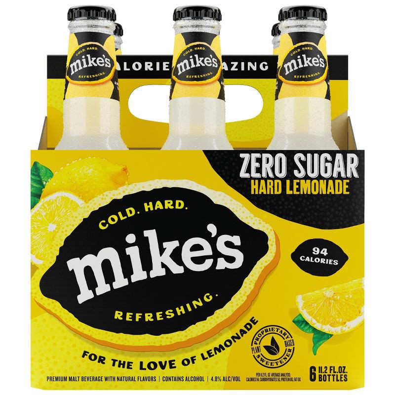 slide 12 of 14, Mike's Hard Lemonade Mike's Hard Zero - 6pk/11.2 fl oz Bottles, 6 ct; 11.2 fl oz