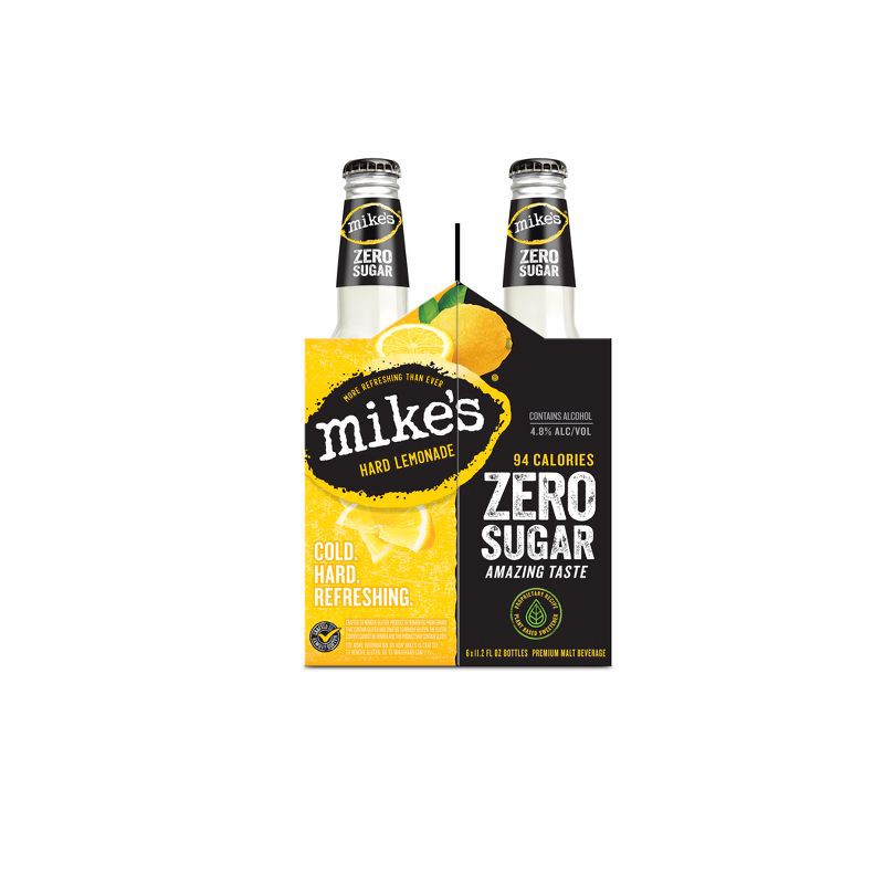 slide 4 of 5, Mike's Hard Lemonade Mike's Hard Zero - 6pk/11.2 fl oz Bottles, 6 ct; 11.2 fl oz