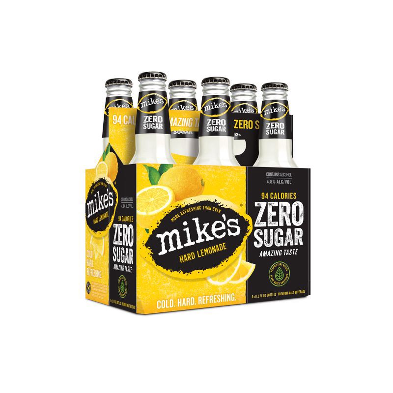 slide 5 of 5, Mike's Hard Lemonade Mike's Hard Zero - 6pk/11.2 fl oz Bottles, 6 ct; 11.2 fl oz