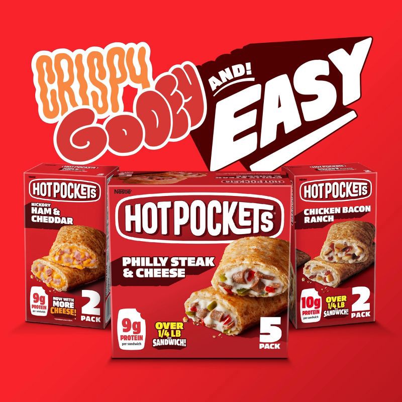 slide 7 of 13, Hot Pockets Garlic Buttery Crust Frozen Pepperoni - 8pk/36oz, 8 ct; 36 oz