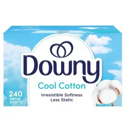 Downy Cool Cotton Fabric Softener Dryer Sheets - 240ct