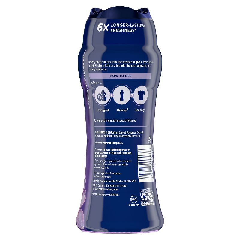 slide 12 of 12, Downy Infusions Calm Lavender & Vanilla Bean Scent In-Wash Booster Beads - 12.2oz, 12.2 oz