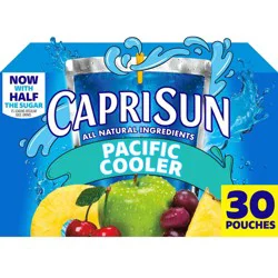 Capri Sun Pacific Cooler Mixed Fruit Juice Boxes - 30pk/6 fl oz Pouches