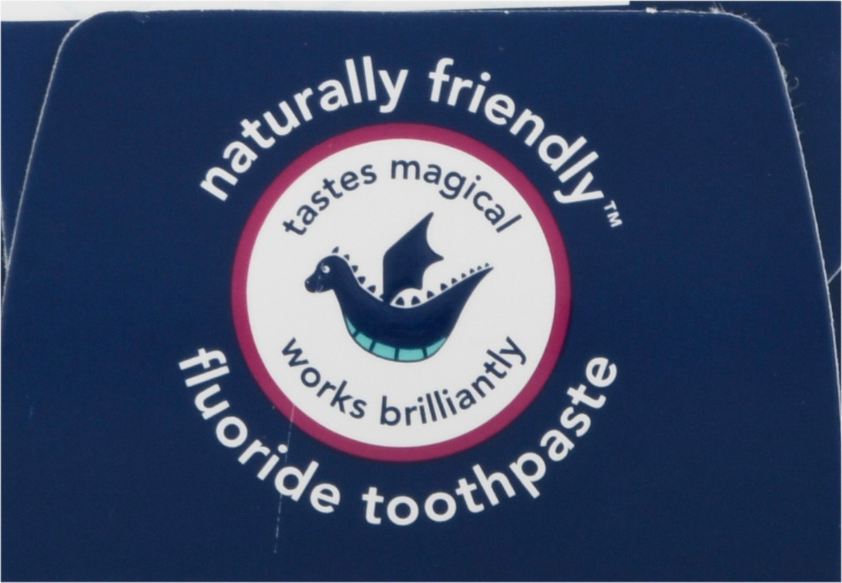 slide 9 of 9, Hello Kids Dragon Dazzle Fluoride Toothpaste Blue Raspberry, 4.2 oz