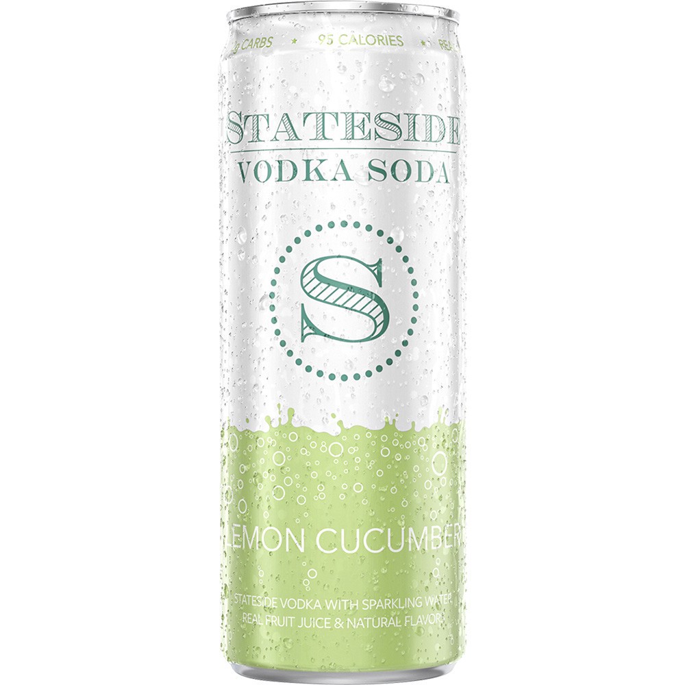 slide 1 of 1, Stateside Vdka Sda Lmn Cuc 4P, 48 fl oz