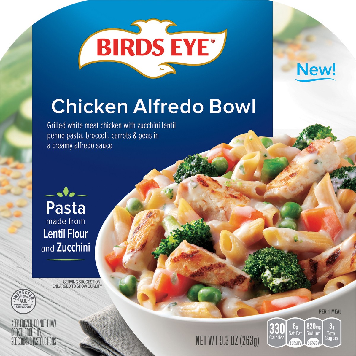 slide 6 of 11, Birds Eye Chicken Alfredo Bowl 9.3 oz, 9.3 oz