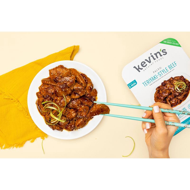 slide 5 of 5, Kevin's Natural Foods Kevin's Gluten Free Teriyaki-Style Beef - 16oz, 16 oz