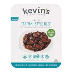 Kevin's Natural Foods Kevin's Gluten Free Teriyaki-Style Beef - 16oz