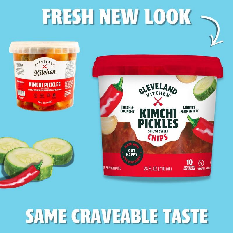 slide 5 of 5, Cleveland Kitchen Kimchi Pickles - 24oz, 24 oz