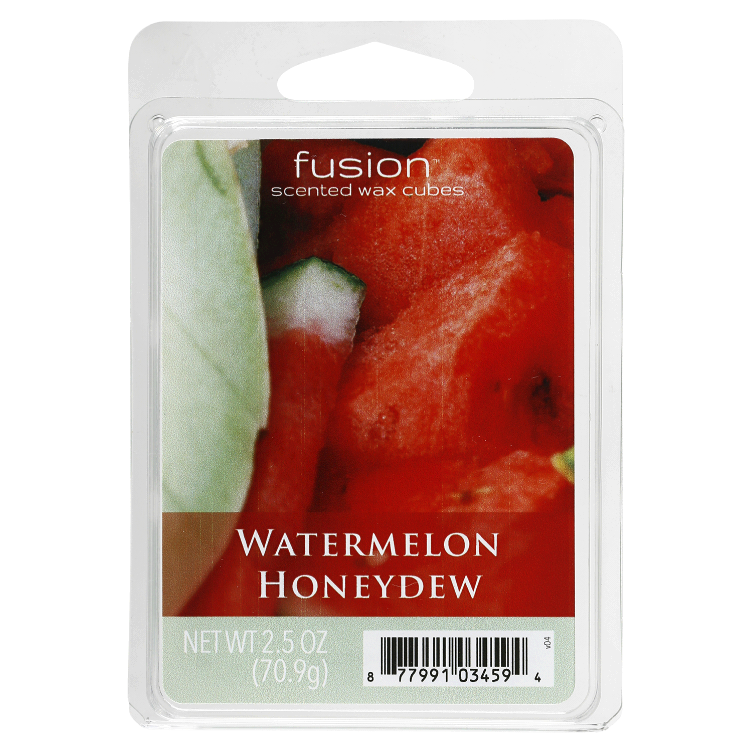 slide 1 of 1, Fusion Watermelon Honeydew Scented Wax Cubes, 2.5 oz