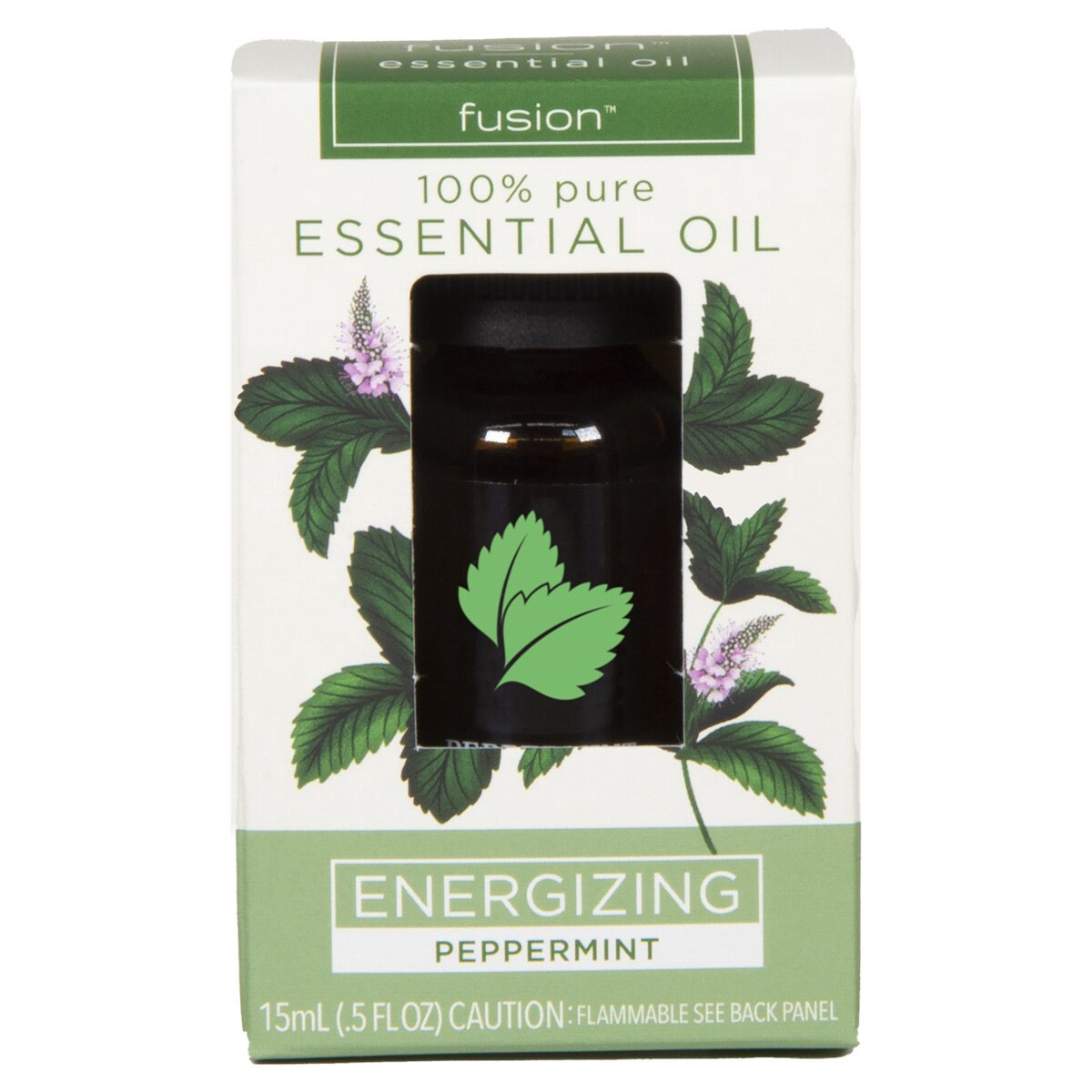 slide 5 of 5, Fusion 100% Pure Energizing Peppermint Essential Oil 0.5 fl oz, 0.5 fl oz