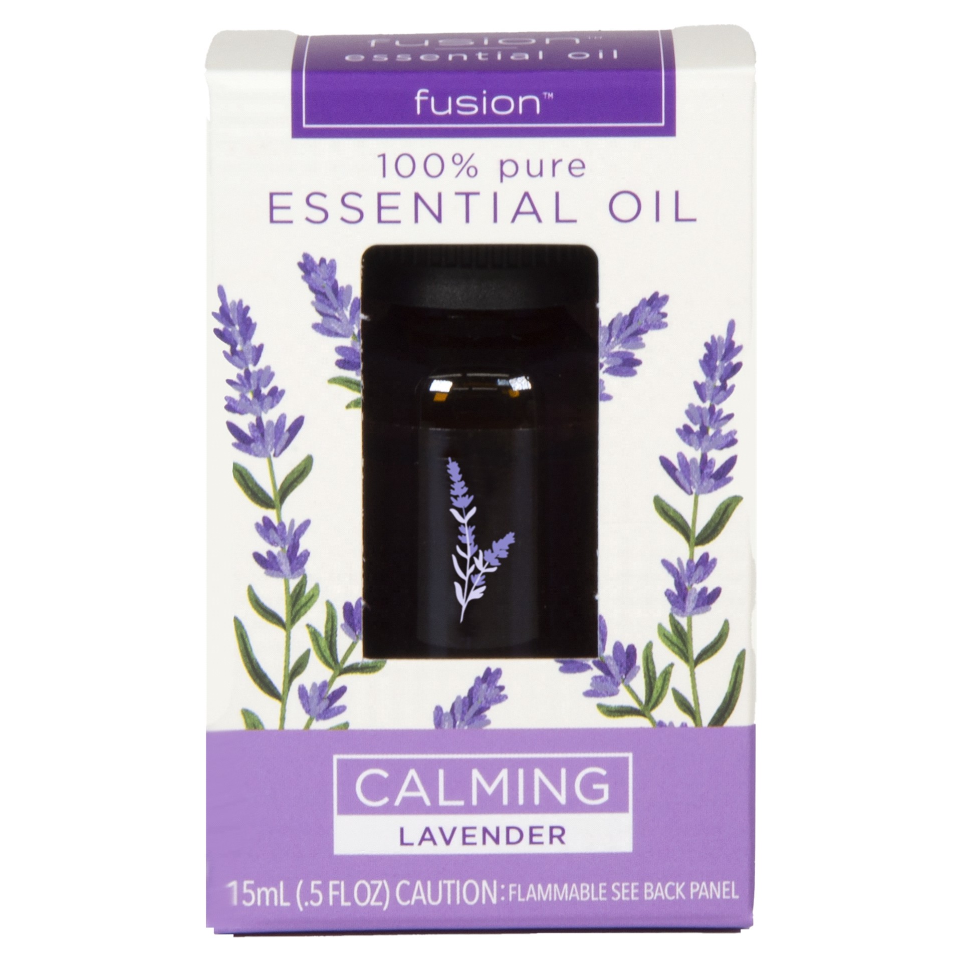 slide 3 of 5, Fusion 100% Pure Calming Lavender Essential Oil 0.5 fl oz, 0.5 fl oz