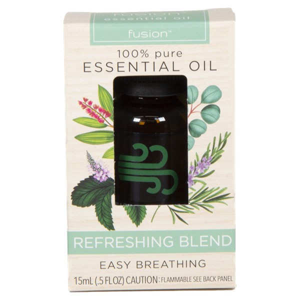 slide 4 of 5, ScentSationals Fusion Easy Breathing Essential Oil Blend, 15 ml