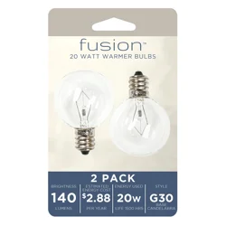 ScentSationals Fusion replacement light bulb for full-size wax warmers, 20 Watt