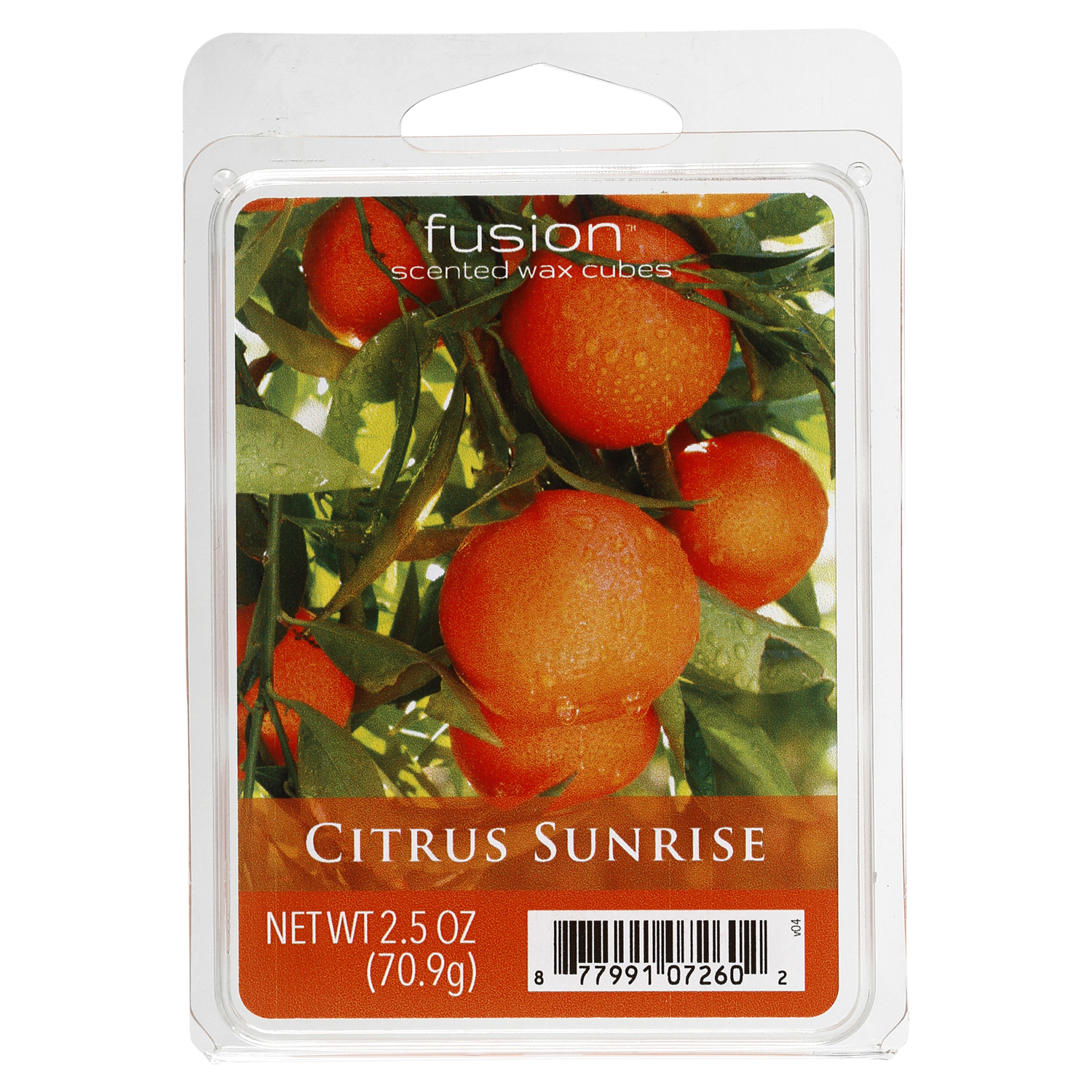 slide 1 of 1, Fusion Citrus Sunrise Scented Wax Cubes, 2.5 oz
