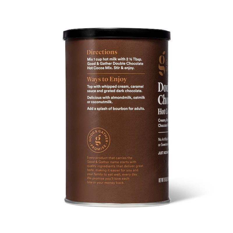 slide 4 of 4, Double Chocolate Flavored Hot Cocoa Mix - 16oz - Good & Gather™, 16 oz