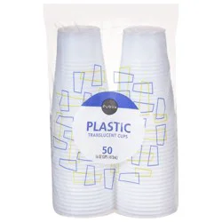 Publix Plastic Translucent Cups, 16 oz