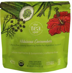 The Tea Spot Hibiscus Cooler Cucumber Tea