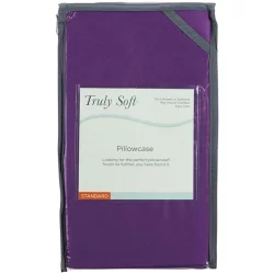 Truly Soft Standard Pillowcase Set-Purple Magic