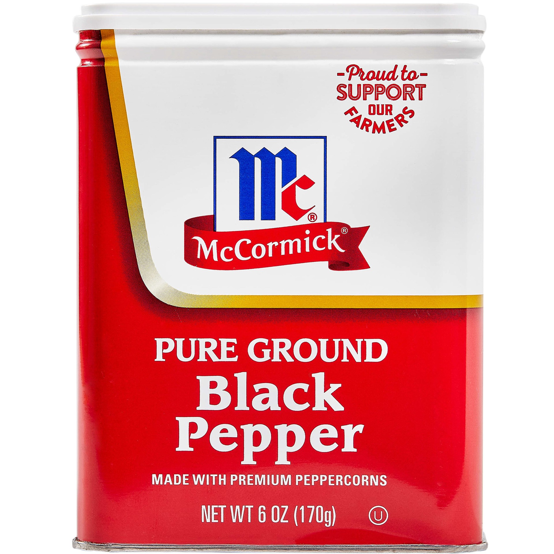 slide 1 of 9, McCormick Black Pepper - Pure Ground, 6 oz