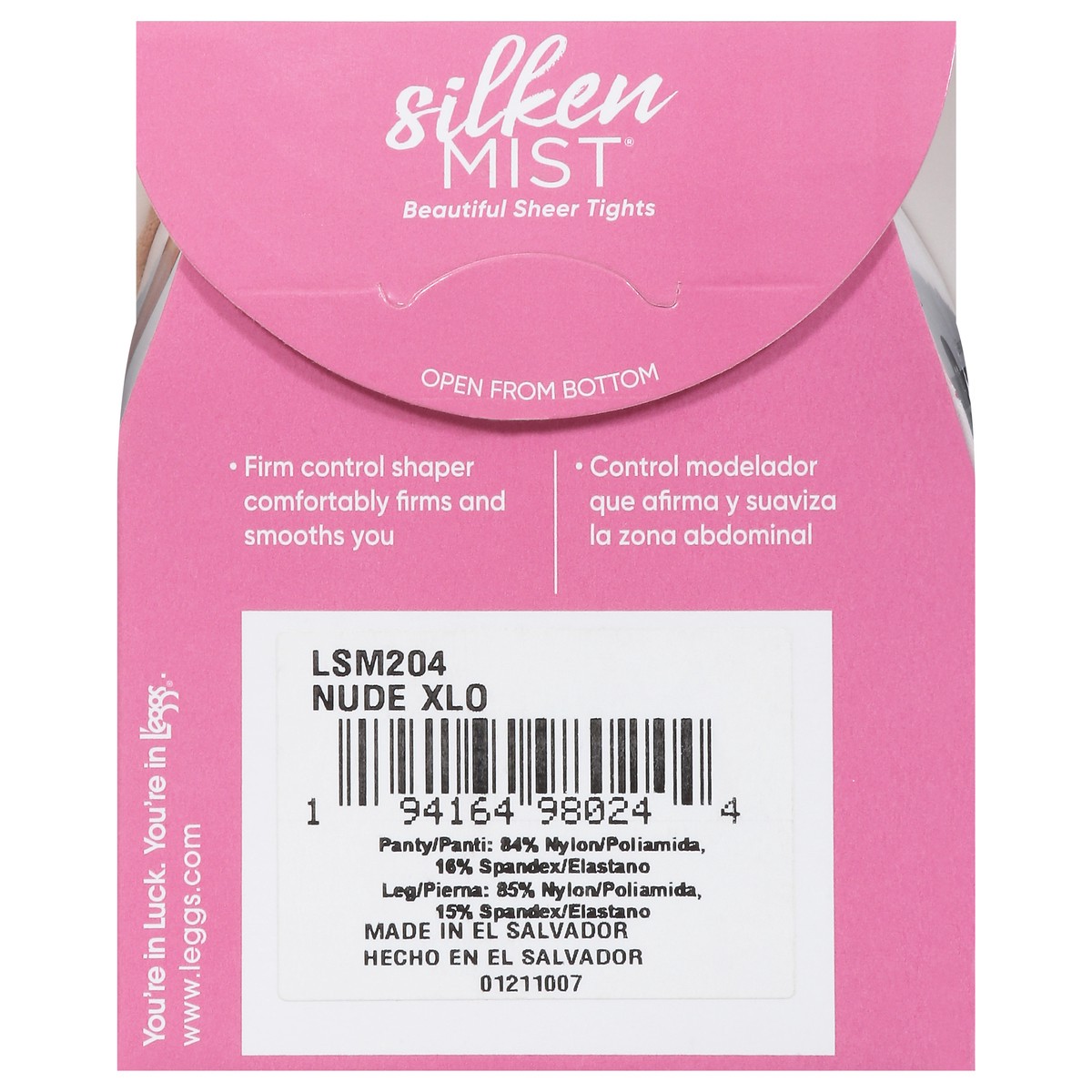 slide 5 of 12, L'eggs Silken Mist Q Nude Silky Sheer Leg Shaper Panty 1 ea, 1 ea