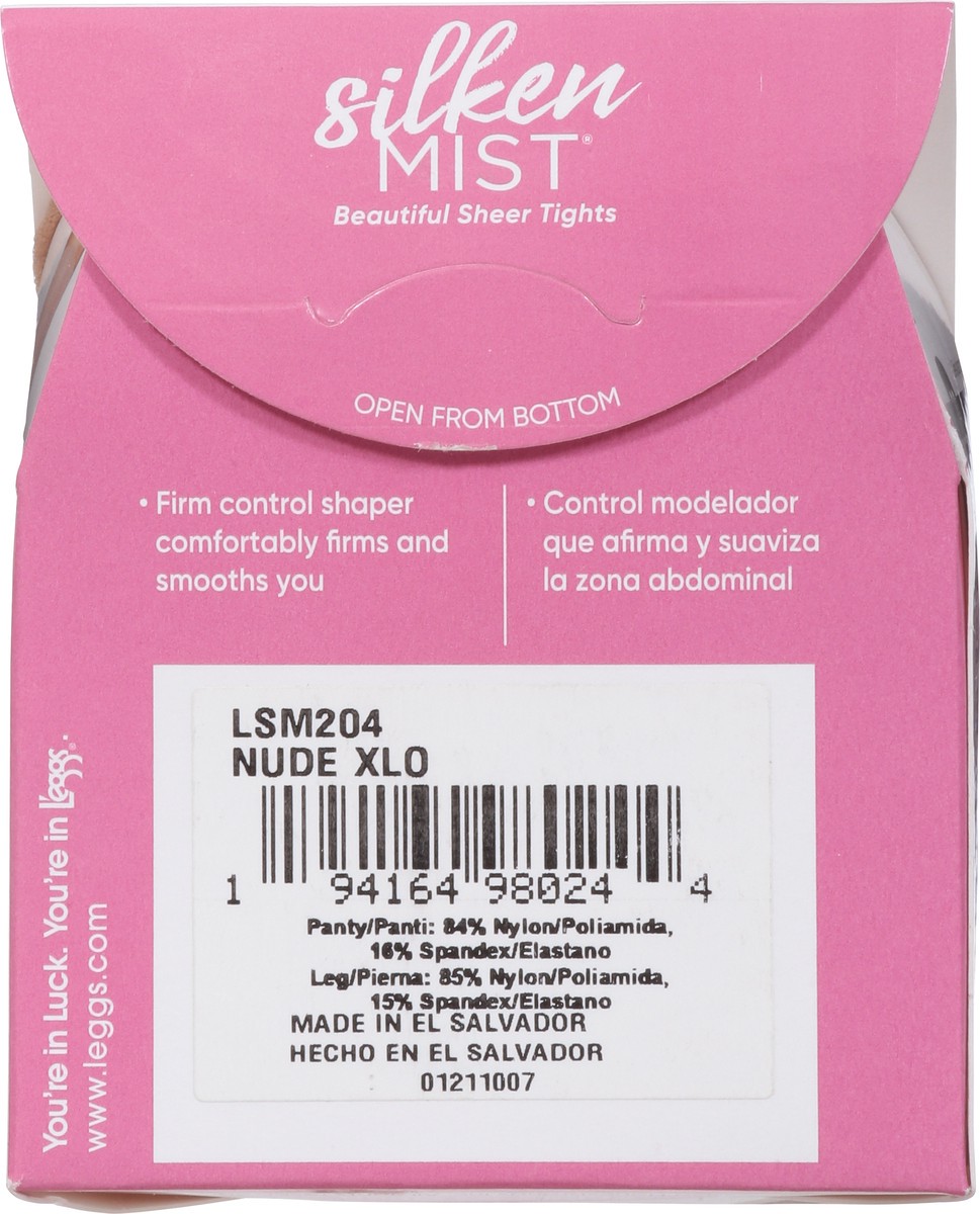 slide 4 of 12, L'eggs Silken Mist Q Nude Silky Sheer Leg Shaper Panty 1 ea, 1 ea
