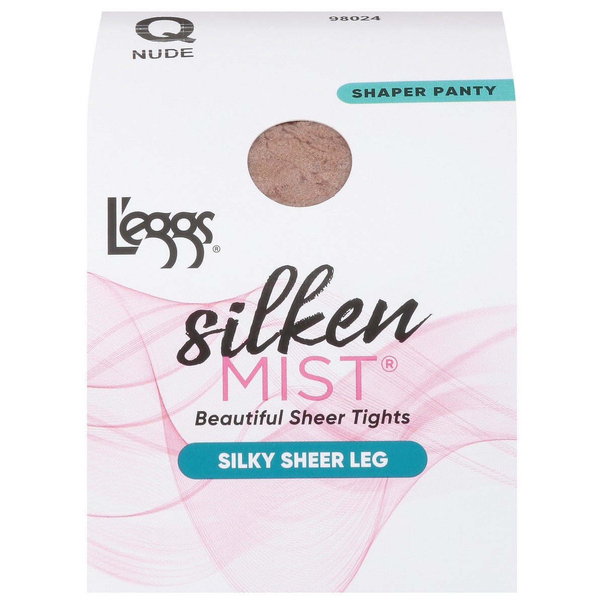 slide 1 of 12, L'eggs Silken Mist Q Nude Silky Sheer Leg Shaper Panty 1 ea, 1 ea