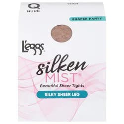 L'eggs Silken Mist Q Nude Silky Sheer Leg Shaper Panty 1 ea
